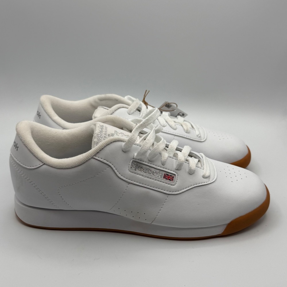 Reebok Princess Sneakers Women Size 10 White NWT Gum Sole Training Shoes